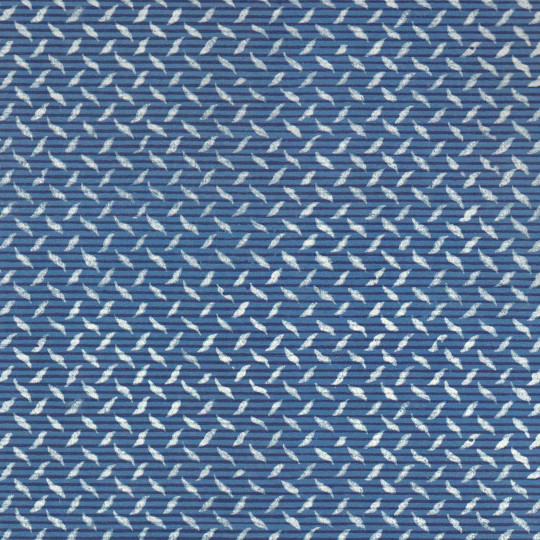 Blue Geometric Stripes Italian Paper ~ Tassotti